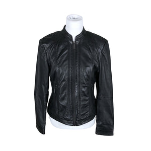 Unisex Saki - Leather jacket, size 40 - Black (1)