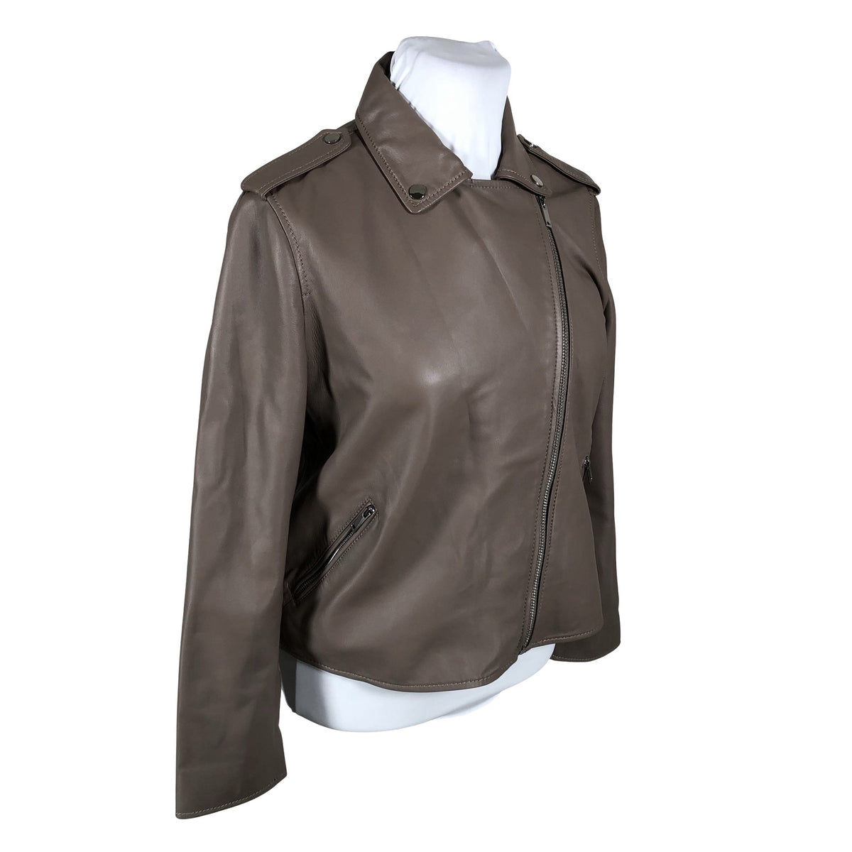 Unisex Ril's - Leather jacket, size 42 - Brown (4)