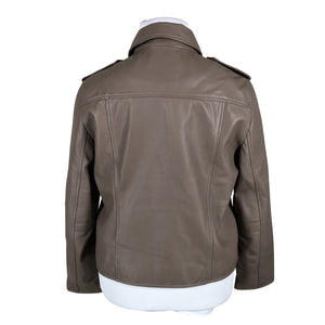 Unisex Ril's - Leather jacket, size 42 - Brown (2)