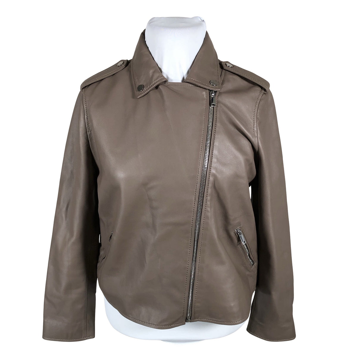 Unisex Ril's - Leather jacket, size 42 - Brown (1)