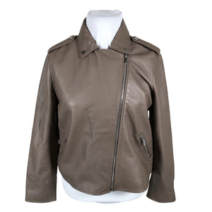Unisex Ril's - Leather jacket, size 42 - Brown (1)