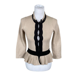 Unisex Karen Millen - Cardigan, size 34 - Beige (1)