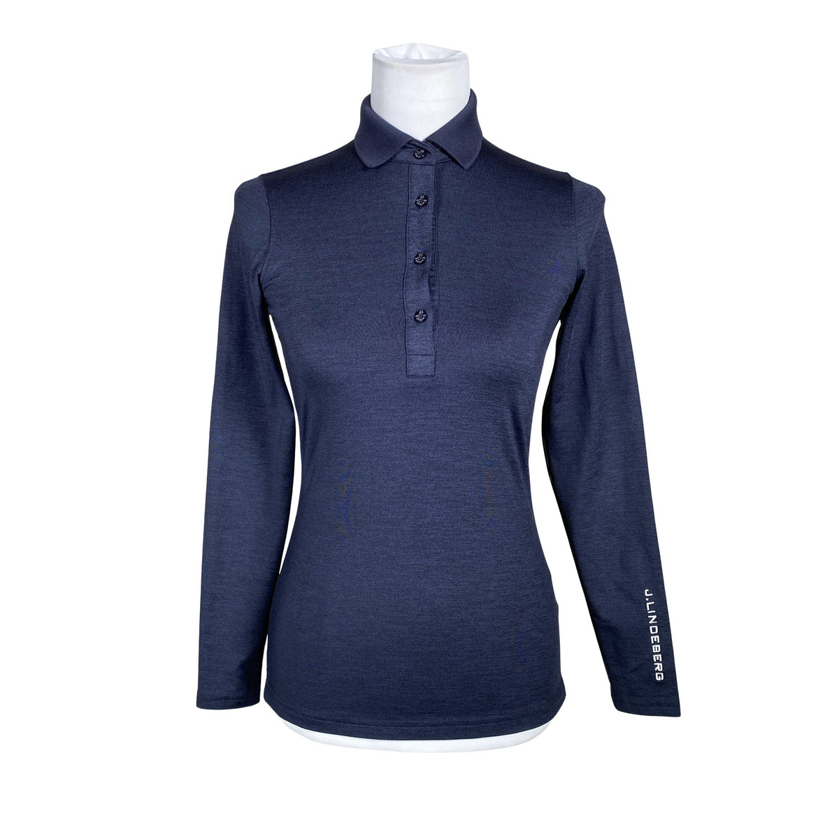 Unisex J.Lindeberg - Sports shirt, long sleeve, size 34 - Blue (1)