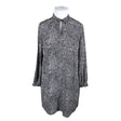 Unisex Hemisphere - Schiffon dress, size 42 - Gray ()