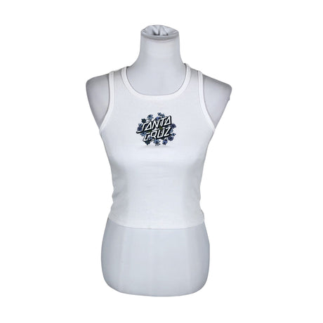 Unisex Santa Cruz - Tricot tank top, size 34 - White ()