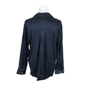 Unisex Ganni - Schiffon tunic, size 38 - Blue (2)