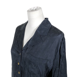 Unisex Ganni - Schiffon tunic, size 38 - Blue (3)