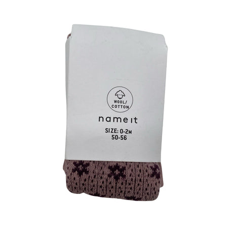 Unisex Name It - Stockings, thick, size 50 - 56 - Light pink ()