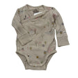 Unisex Lindex - Wrap bodysuit, size 62 - 68 - Beige ()
