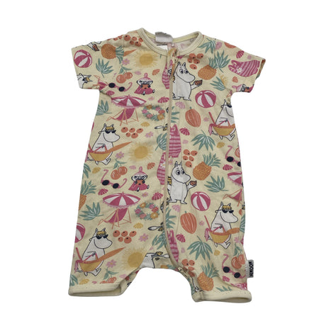 Unisex Moomin by Martinex - Short overalls, size 68 - 74 - Yellow ()