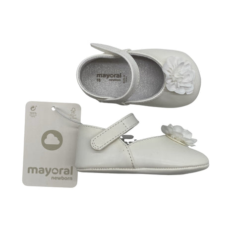 Unisex Mayoral - Festive ballerinas, size 18 - White ()