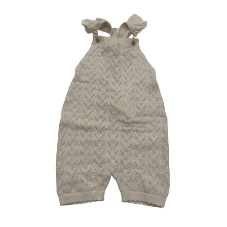 Unisex Lindex - Short overalls, size 62 - 68 - Beige ()