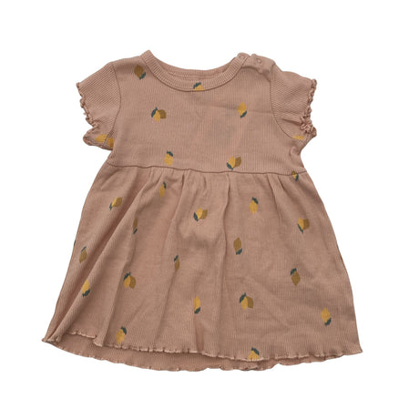 Unisex Lindex - Tricot dress, size 56 - 62 - Light pink ()