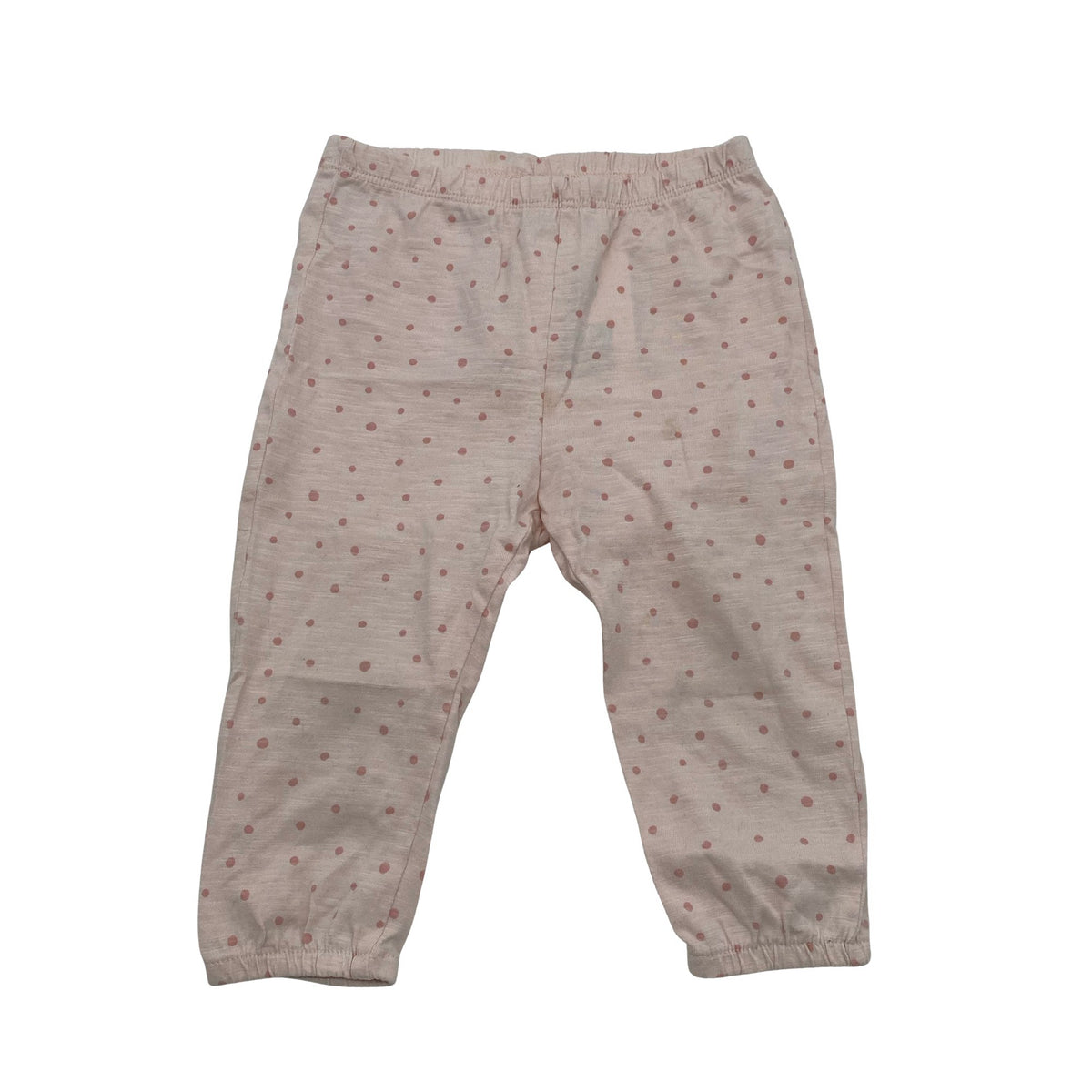 Unisex Lindex - Tricot pants, size 62 - 68 - Light pink (1)