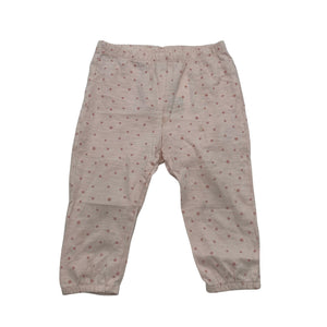 Unisex Lindex - Tricot pants, size 62 - 68 - Light pink (1)