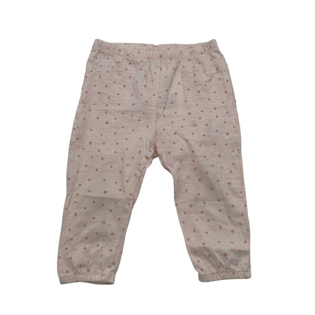 Unisex Lindex - Tricot pants, size 62 - 68 - Light pink ()