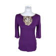 Unisex Dollabel - Tricot shirt, size 40 - Violet ()