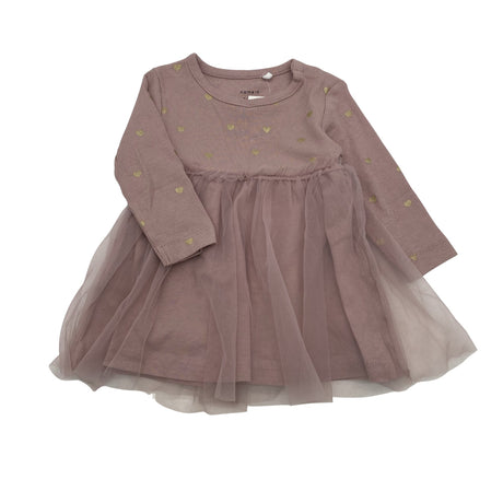 Unisex Name It - Tricot dress, size 56 - 62 - Light pink ()