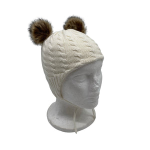 Unisex Name It - Mid-season hat, size 40 - 42 cm - White (1)