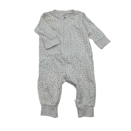 Unisex Lindex - Overalls, size 62 - 68 - White ()