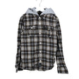 Unisex Sisley - Flannel shirt, size 122 - 128 - Brown ()