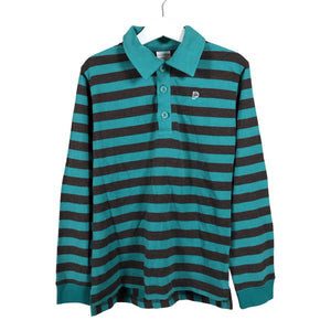 Unisex Polarn O. Pyret - Tricot shirt, size 122 - 128 - Turquoise (1)