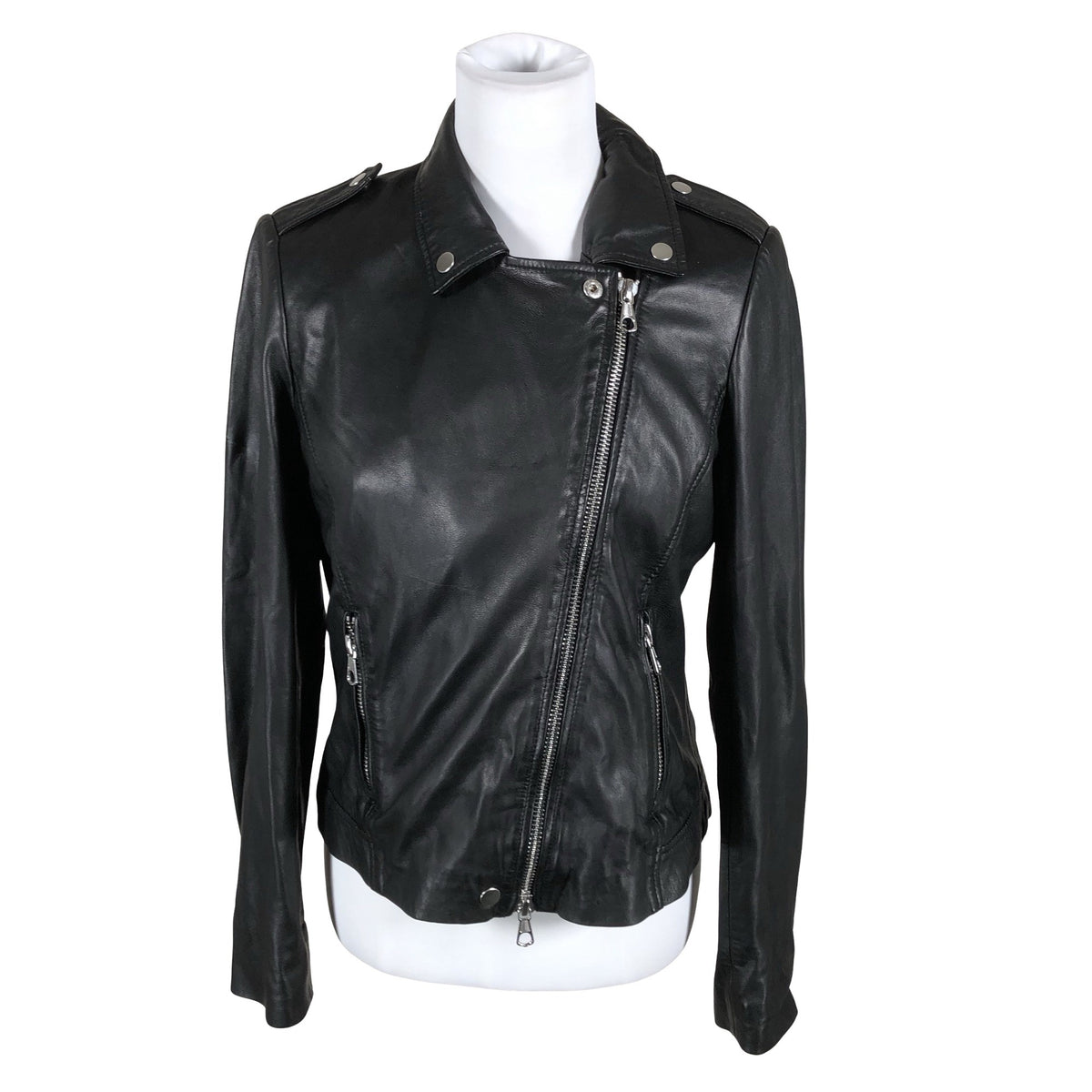 Unisex Set - Leather jacket, size 40 - Black (1)