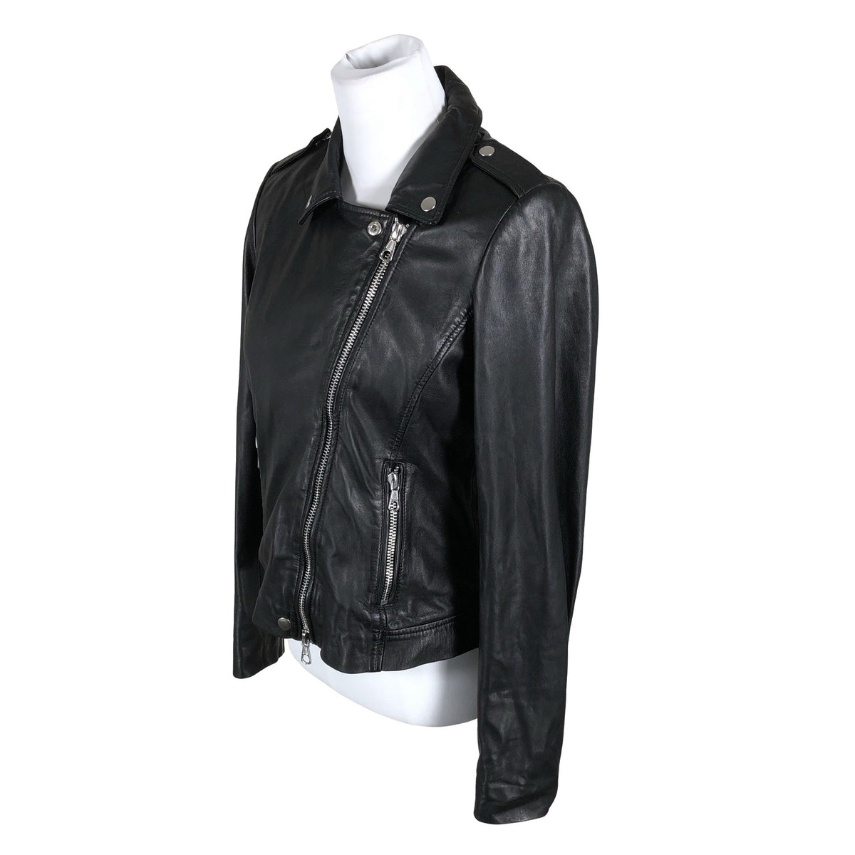 Unisex Set - Leather jacket, size 40 - Black (3)
