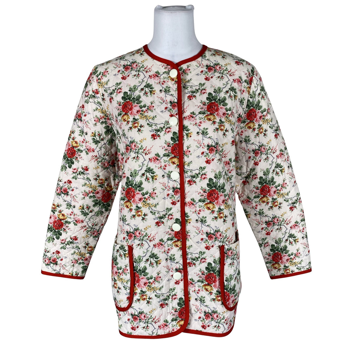 Unisex Marja Valonen - Quilted jacket, size 40 - Natural white (1)