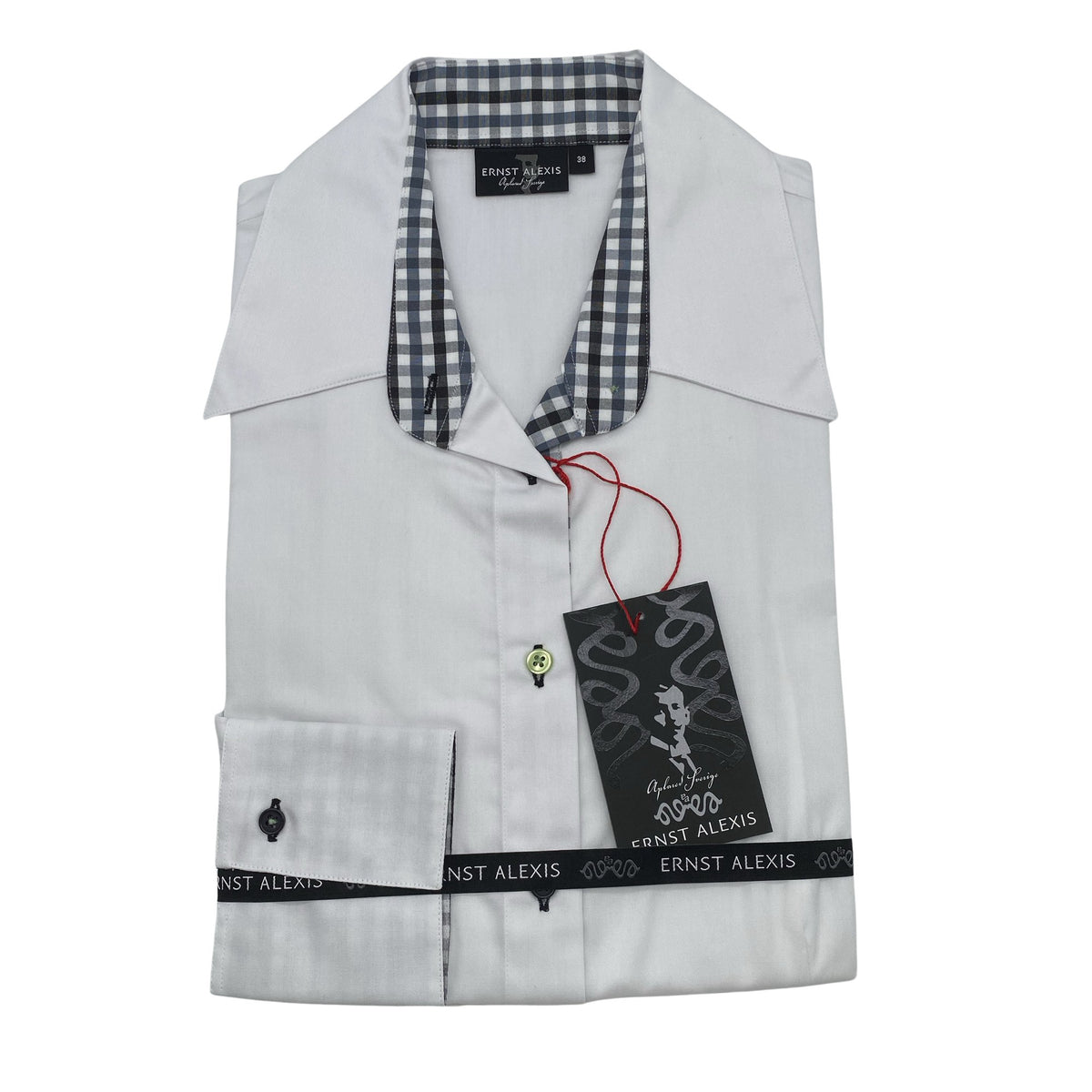 Unisex Ernst Alexis - Collared shirt, size S - White (1)