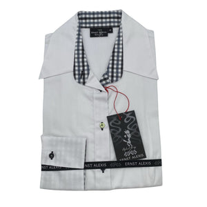 Unisex Ernst Alexis - Collared shirt, size S - White (1)