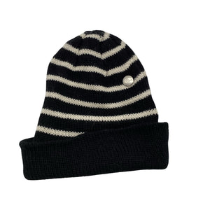 Unisex Villawool - Winter beanie, size 52 - 54 cm - Black (1)