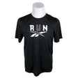 Unisex Reebok - Sports shirt, short sleeve, size M - Black ()