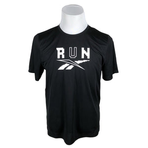 Unisex Reebok - Sports shirt, short sleeve, size M - Black (1)