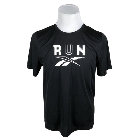 Unisex Reebok - Sports shirt, short sleeve, size M - Black ()