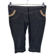 Unisex Societa' - Capri jeans, size 42 - Blue ()
