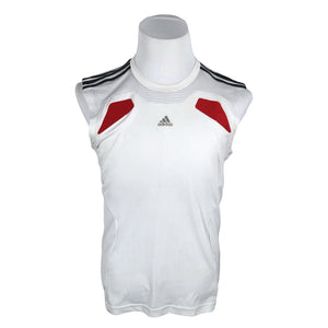 Unisex Adidas - Sleeveless sports top, size M - White (1)