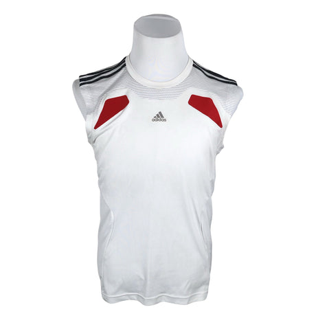Unisex Adidas - Sleeveless sports top, size M - White ()