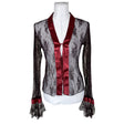 Unisex An'ge - Party shirt, size 34 - Wine red ()