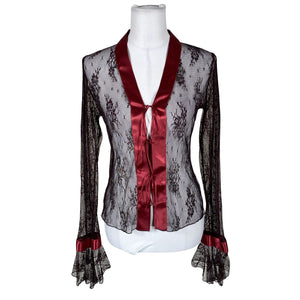 Unisex An'ge - Party shirt, size 34 - Wine red (1)