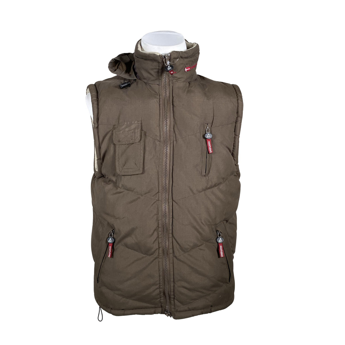 Unisex Napapijri - Winter vest, size L - Brown (1)
