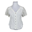 Unisex Odd Molly - Short-sleeved blouse, size 42 - White ()
