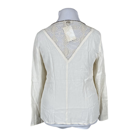 Unisex Cream - Blouse, size 42 - White (2)