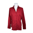 Unisex More&More - Collared shirt, size 40 - Wine red ()