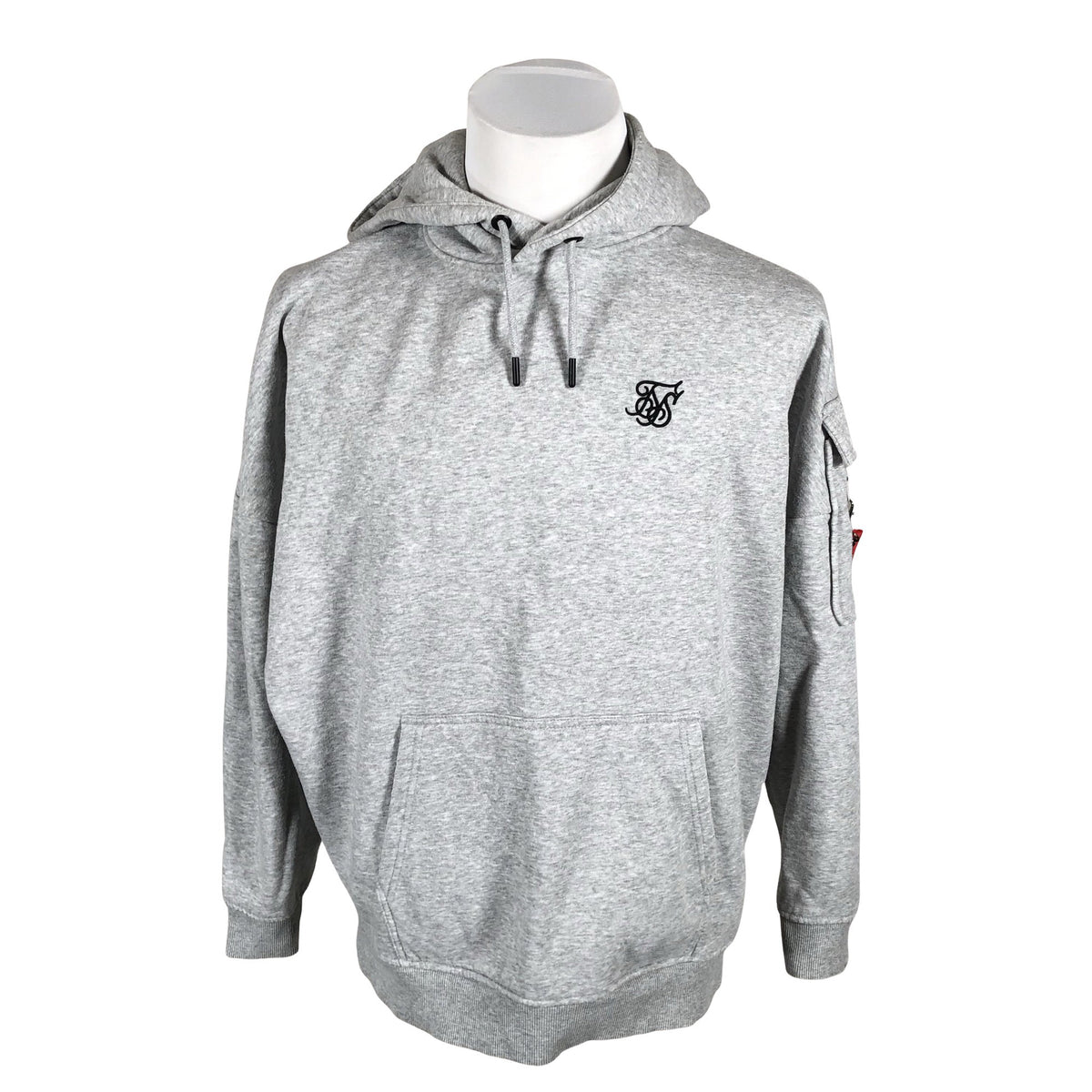 Unisex Siksilk - Hoodie, size M - Gray (1)