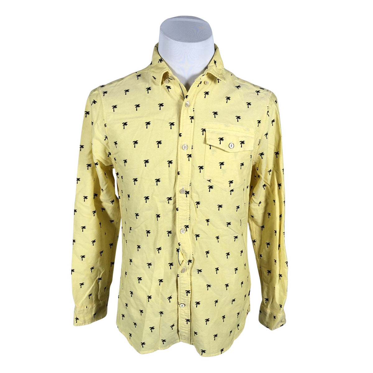 Unisex Scotch&Soda - Collared shirt, size M - Yellow (1)