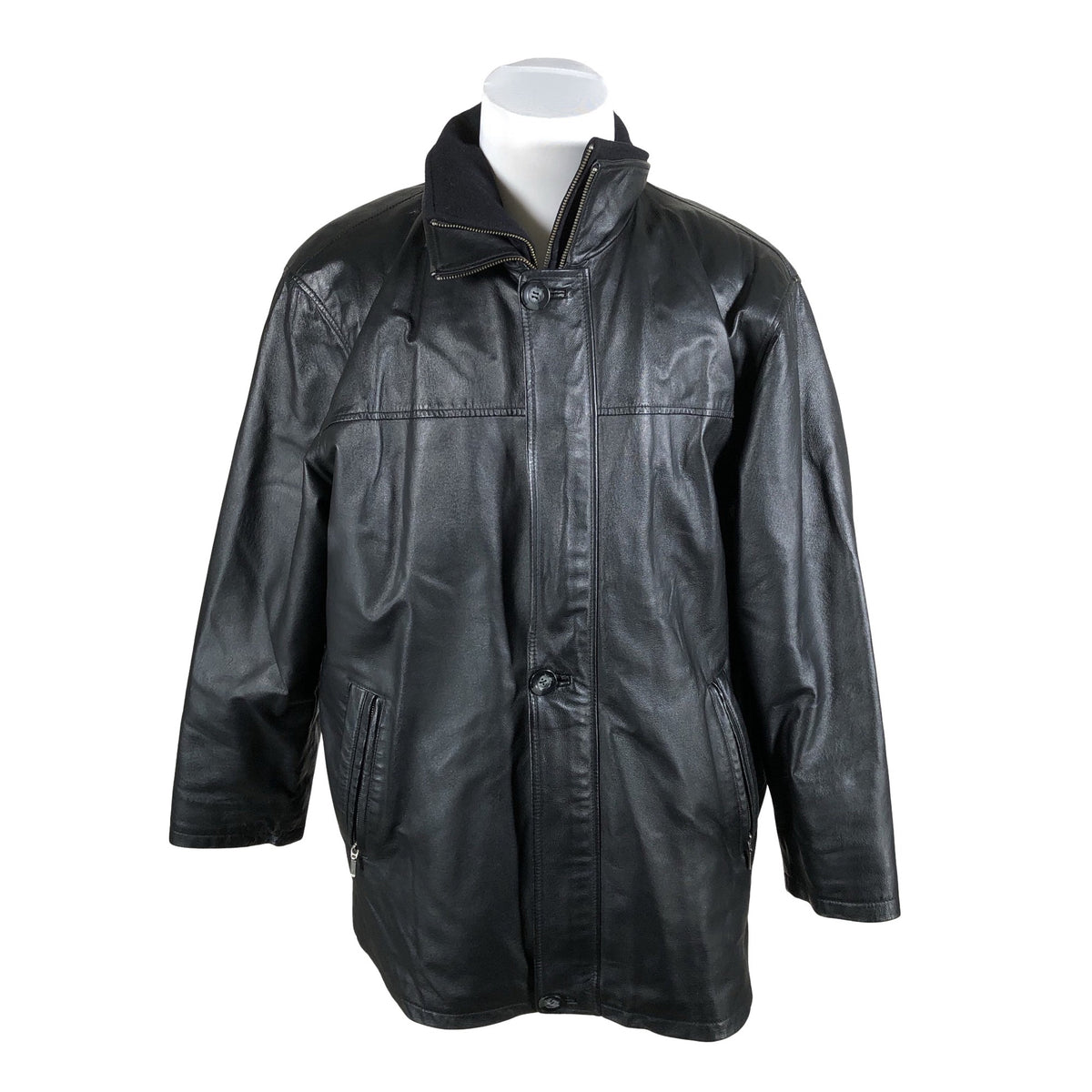 Unisex Santarelli - Leather jacket, size XXL - Black (1)