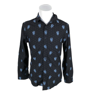 Unisex Scotch&Soda - Collared shirt, size M - Black (1)