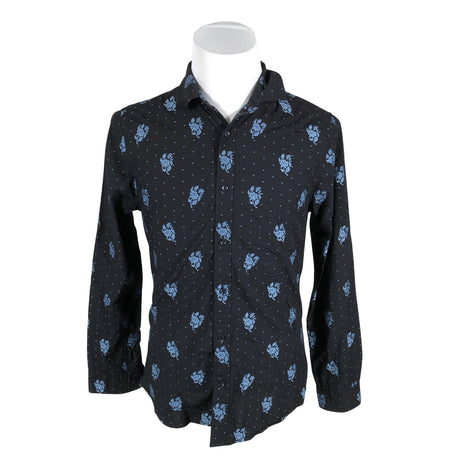 Unisex Scotch&Soda - Collared shirt, size M - Black ()