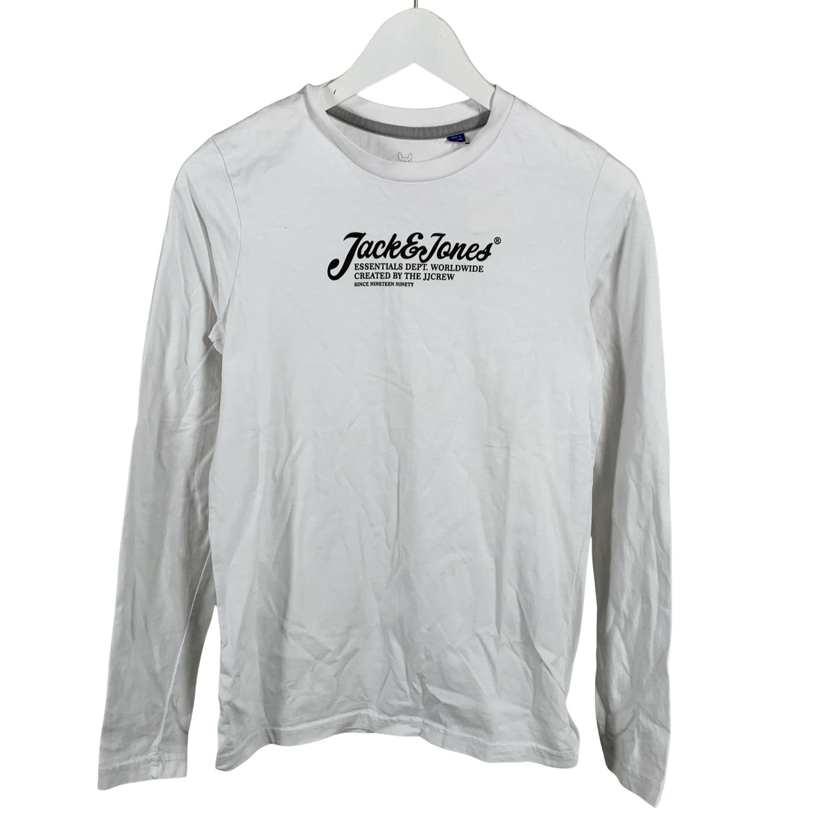 Unisex Jack & Jones - Tricot shirt, size 158 - 164 - White (1)